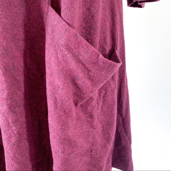 Maroon Sweater Dress - Picture 7 of 12